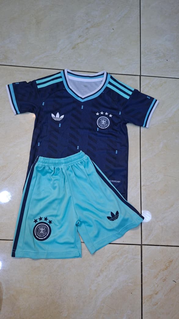 Official Germany Kids Away Kit 2026 World Cup Edition (Shirt & Shorts Set)